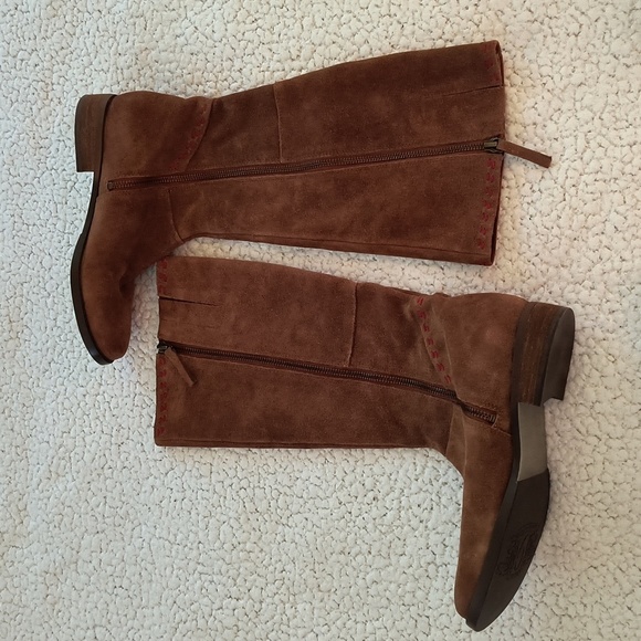Nine West Take it Easy Suede Vintage American Collection Boots Size 6M - Picture 3 of 9